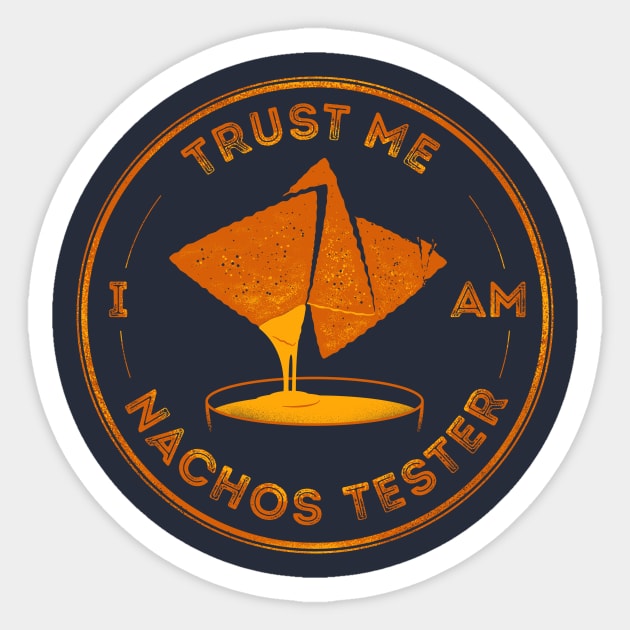 Nachos Tester Sticker by 38Sunsets